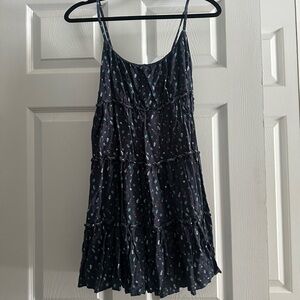 Floral Print navy Dress
